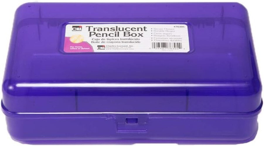 Organize with 24 Assorted Snap-Close Plastic Pencil Boxes – Perfect for Students