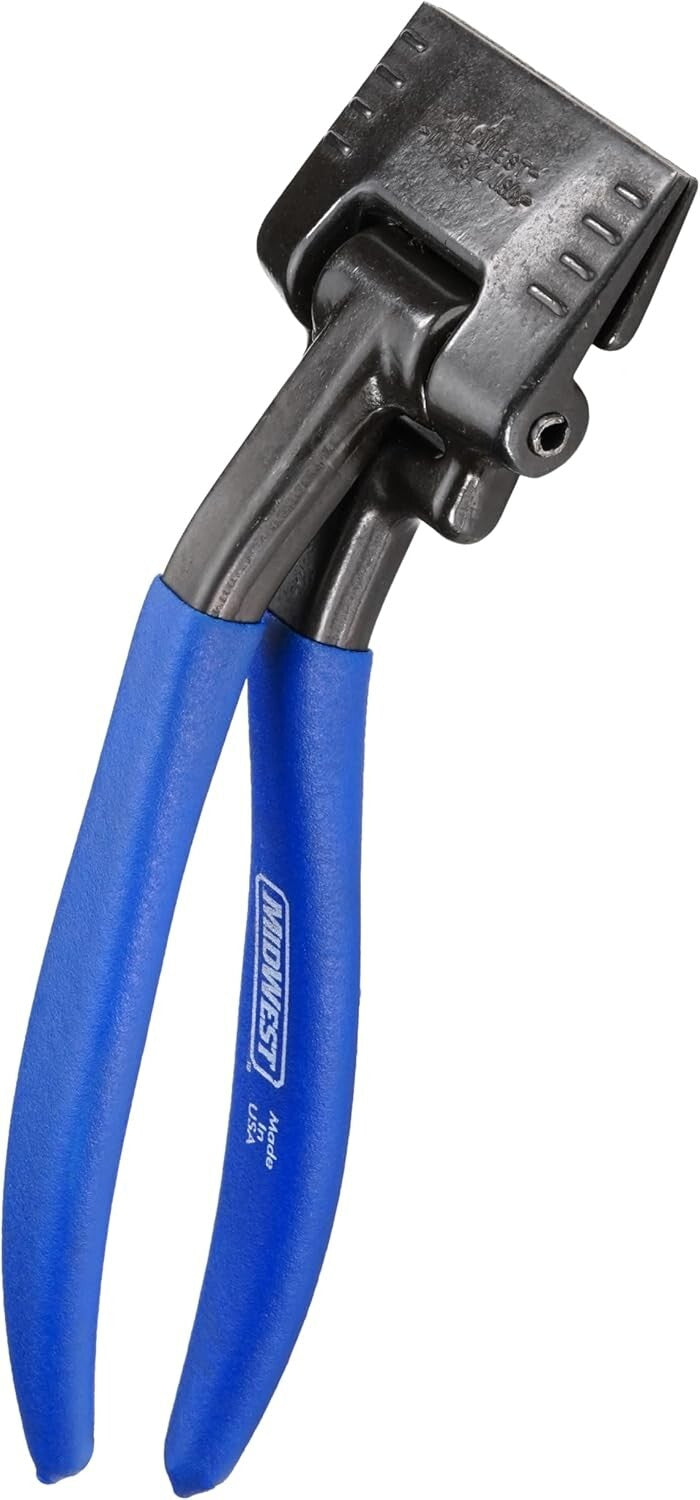 MIDWEST 3-Inch Offset Seamer Tong - Durable High Carbon Steel Metal Bender