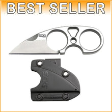 Load image into Gallery viewer, Stainless Steel Tactical Knife with Serrated Edge - Ideal for Camping &amp; Hiking