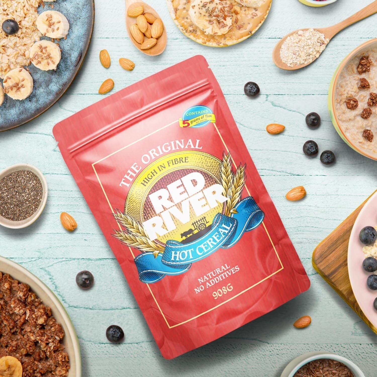 Natural Cracked Wheat Hot Cereal 5-Pack - No Additives, All Canadian