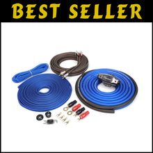 Load image into Gallery viewer, Kolossus 4 Gauge 120A Amplifier Kit with Copper RCA, Speaker Wire Included