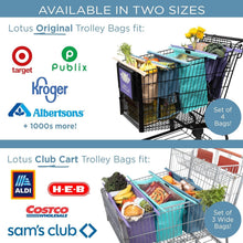 Load image into Gallery viewer, Foldable Colorful Shopping Bags Set - Insulated Cooler &amp; Egg Holders Included