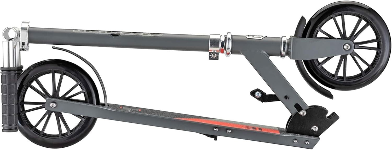 Adjustable Height Kick Scooter with 180mm Wheels - Quick-Release & Lightweight