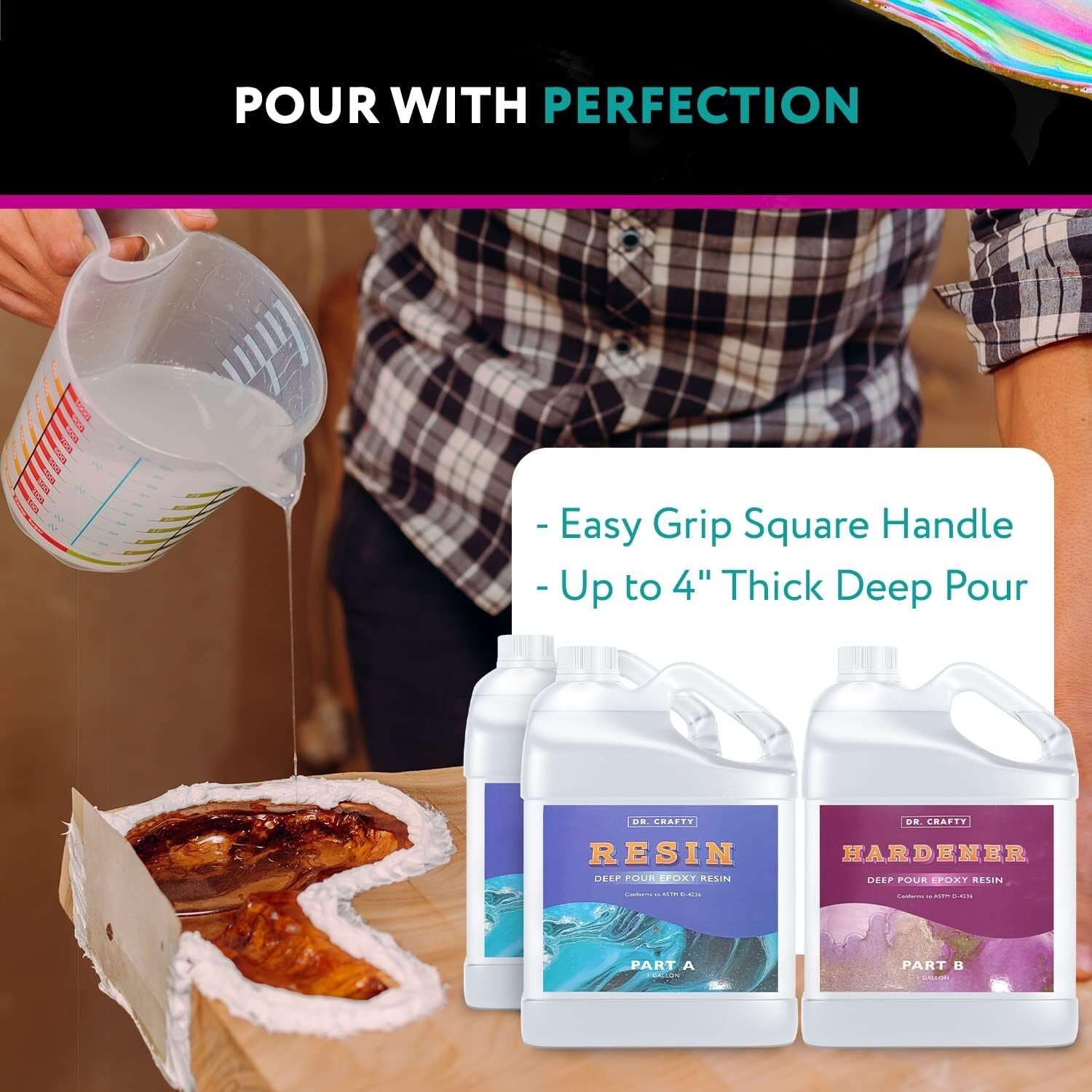 Comprehensive 3 Gallon Epoxy Resin Kit with Mica Powder for Crafting Magic