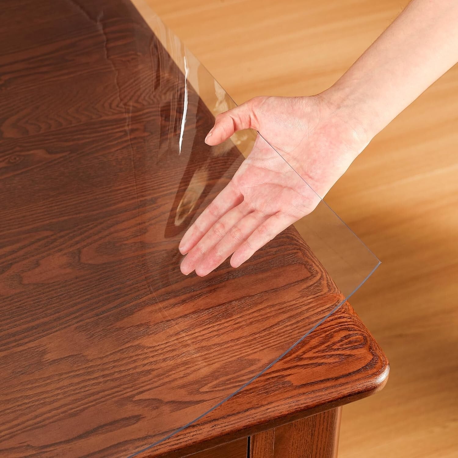 2.0mm Clear Plastic Table Protector 40 x 72’’ – Waterproof, Heavy-Duty Design