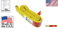 Load image into Gallery viewer, Ultra-Strong Eye &amp; Eye Lifting Sling - 5,100 lbs Choker &amp; 12,800 lbs Basket Hold