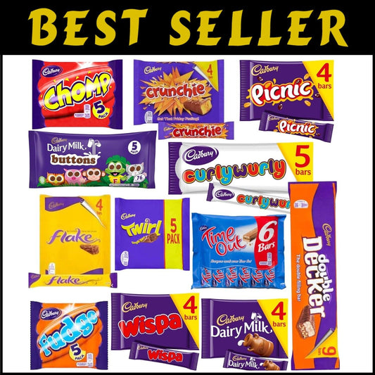 Luxurious Cadbury Chocolate Bulk Gift Box with 60 Bars for Perfect Celebrations