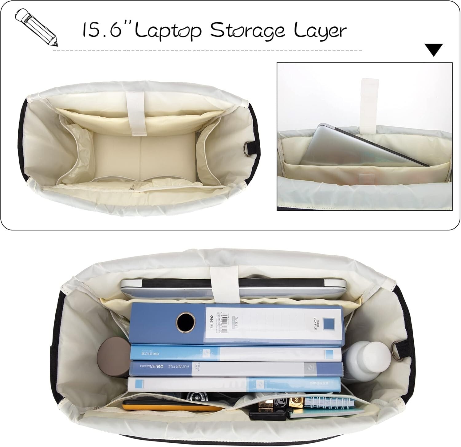 Versatile Teacher Tote with Protective Laptop Layer - Ideal for Work & Travel