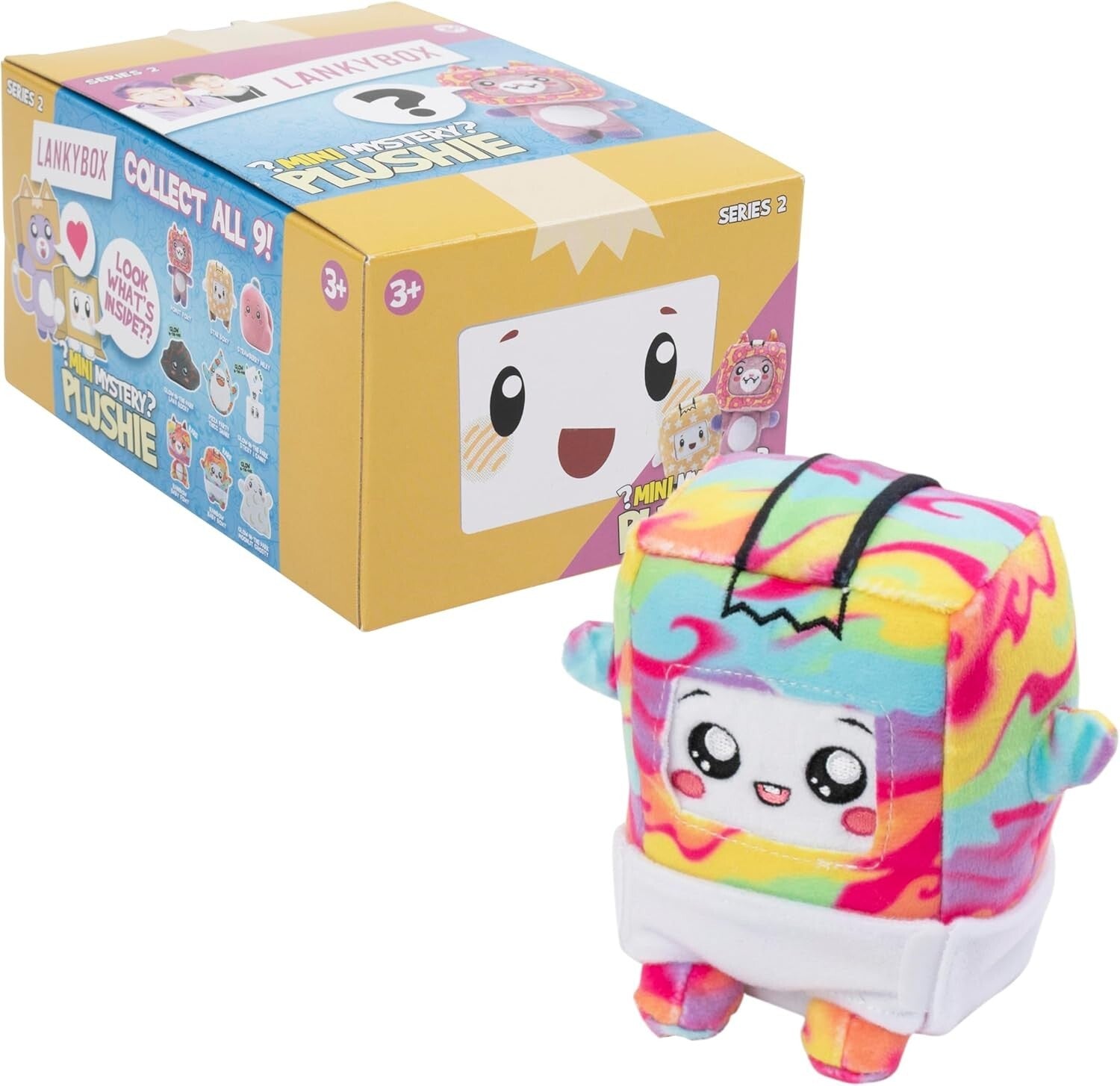 Unique Collectible Mini Mystery Plush 4-Pack - Adorable Blind Box Surprise