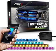 Load image into Gallery viewer, 24" Waterproof RGB LED Strips with Music Sync - Bluetooth Control for Vehicles