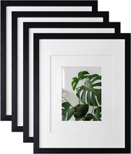 Load image into Gallery viewer, Solid Wood &amp; Plexiglass Gallery Frames - 11x14 with Easy Wall/Tabletop Mounting