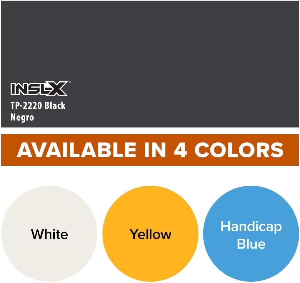 Interior/Exterior 1 Gallon Matte Black Traffic Line Marking Paint - Fast-Drying