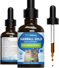Load image into Gallery viewer, Natural Hairball Management for Cats - MCT Oil &amp; Herbal Blend - 2 oz
