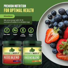 Load image into Gallery viewer, Organic Super Greens Powder with Probiotics - 30 Servings for Daily Energy Boost