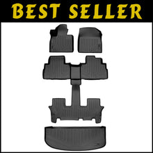 Load image into Gallery viewer, Universal Fit Black Floor Liners for Kia Telluride - Protect Against Elements