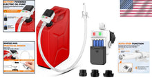 Load image into Gallery viewer, Battery-Powered Automatic Fuel Transfer Pump with Overflow Protection &amp; Adapters