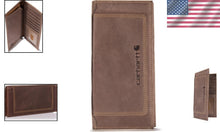 Load image into Gallery viewer, Brown Rodeo Men's Wallet - Rugged Top-Grain Leather with Triple Stitch Design