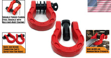 Load image into Gallery viewer, Unbreakable GearAmerica D-Ring Shackles - 2 Pack for Secure Towing &amp; Recovery