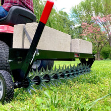 Load image into Gallery viewer, Versatile 40" Spike Aerator with 12 Tip Stars and Heavy-Duty Universal Hitch
