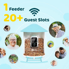 Load image into Gallery viewer, Stylish Bird Feeder with 1080P Camera &amp; Custom Add-ons - Best Gift for Families