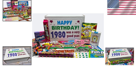 Blast from the Past: 1980s Candy Assortment for 45th Birthdays - Gift-Ready