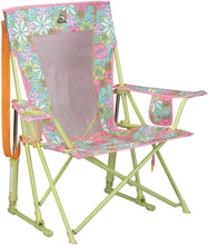 Load image into Gallery viewer, Comfort Pro Rocker - Stylish Floral Folding Chair with Drink Holder for Outdoors
