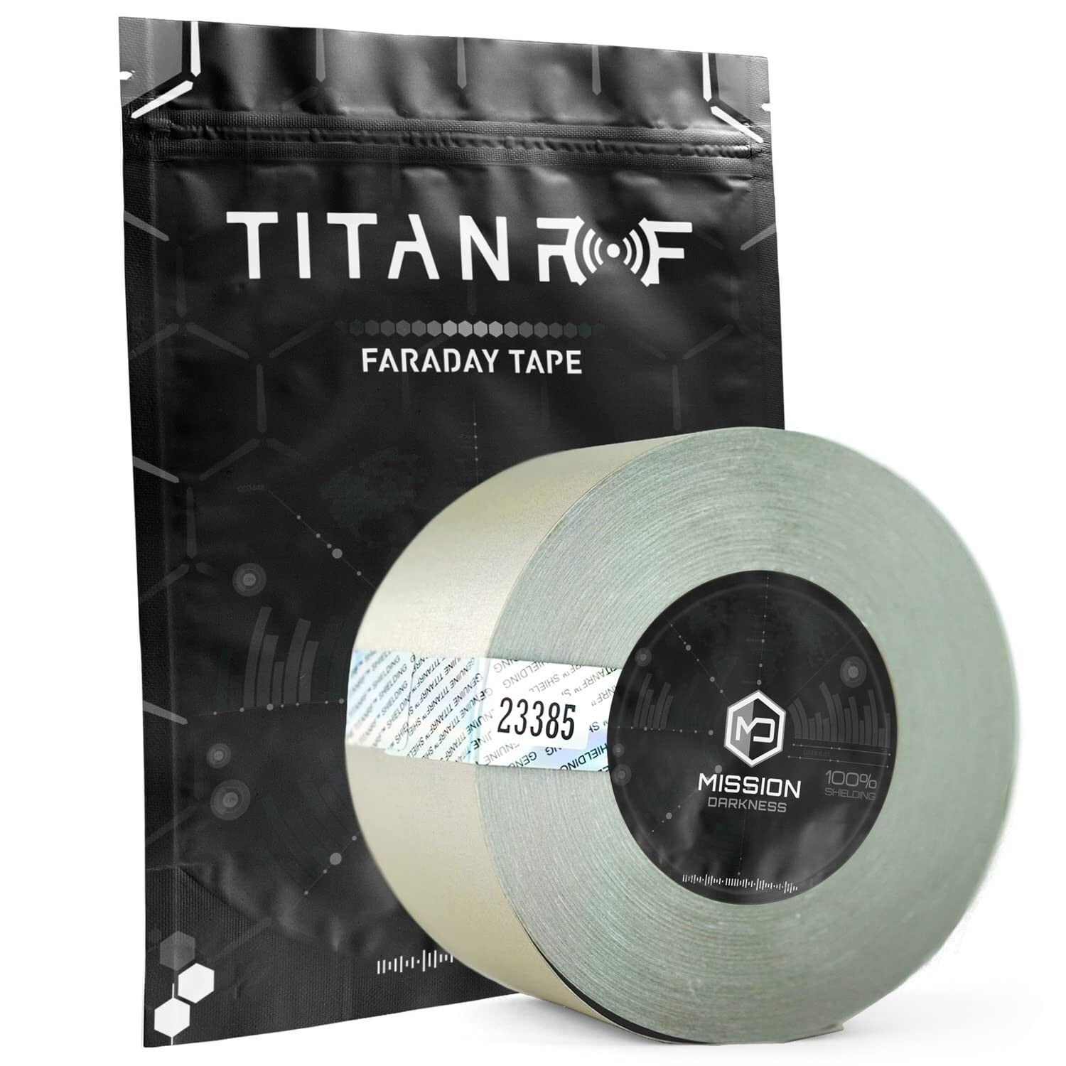 2.5in Wide TitanRF Faraday Tape - 164ft Conductive Adhesive for RF Shielding