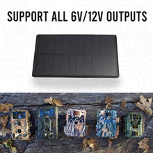 Load image into Gallery viewer, Versatile Solar Panel for Trail Cameras - 5200mAh &amp; Dual Connector Options