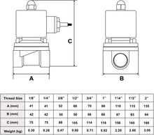 Load image into Gallery viewer, Compact 1/2" Stainless Steel 12V DC Solenoid Valve - Ideal for DIY Projects