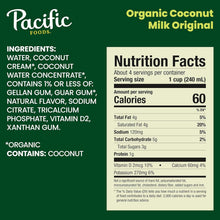 Load image into Gallery viewer, Original Organic Coconut Milk, 32 oz Cartons - Lactose-Free Plant Milk Pack