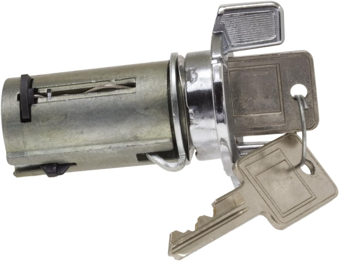 Professional Silver Ignition Lock Cylinder with Key - Premium Replacement Part