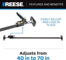 Load image into Gallery viewer, Sturdy Adjustable Cargo Bar with Non-Slip Pads for SUVs and Vans - 40 to 70 Inch