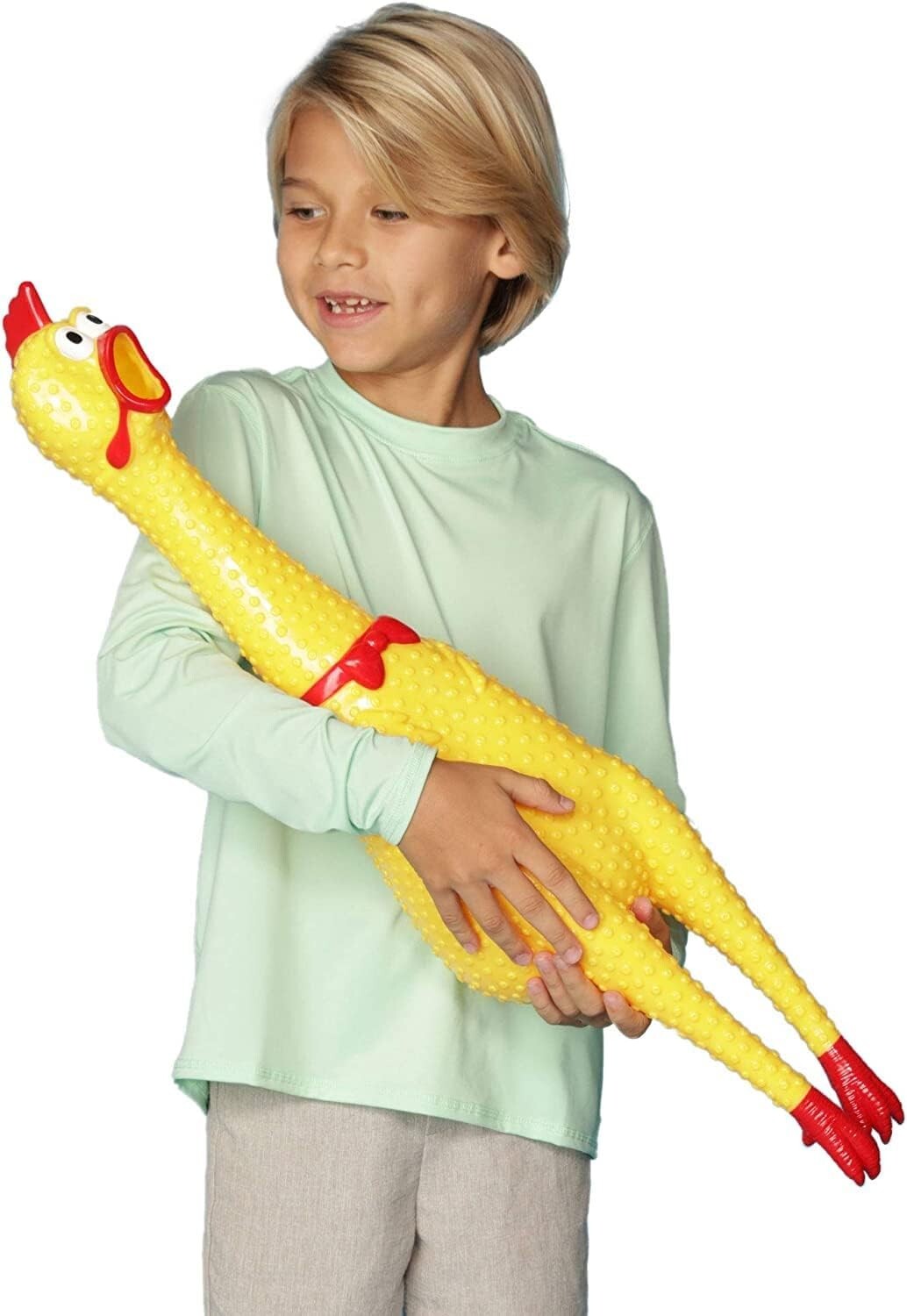 Loud & Funny 29-Inch Rubber Chicken - Perfect for Pranks and White Elephant