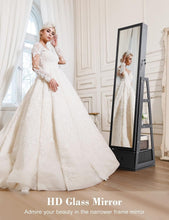 Load image into Gallery viewer, 360° Swivel Jewelry Cabinet with Touch Screen Mirror - Elegant Storage Solution