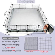 Load image into Gallery viewer, Waterproof Guinea Pig Cage Liner Tarp - Washable 48x48 for Small Animals