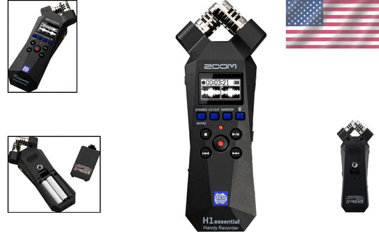 Versatile Stereo Handy Recorder with 32-Bit Float & Audio Guidance for All Users