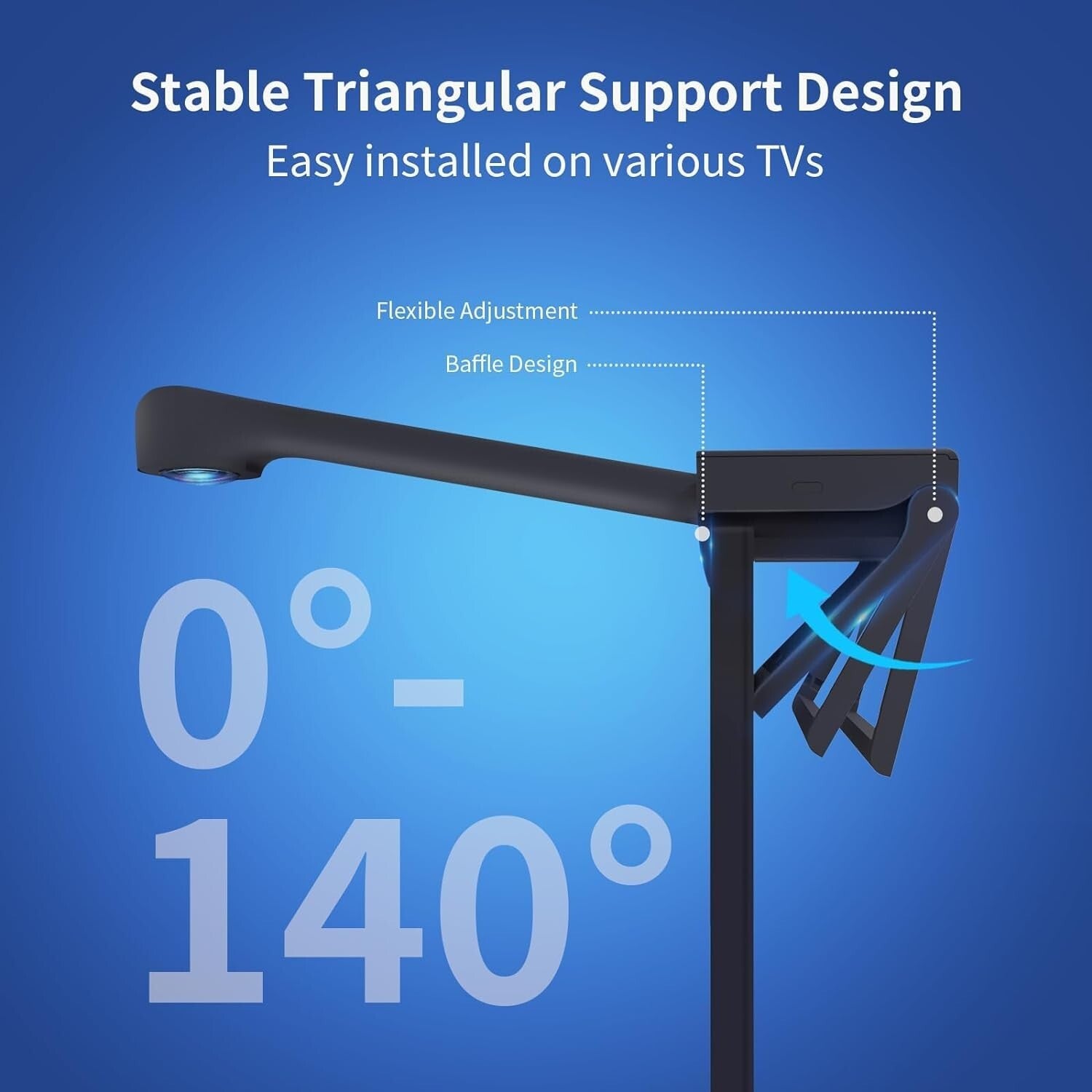 Dynamic LED Backlight for 75-85 Inch TVs - Immersive Screen Sync & Music Modes