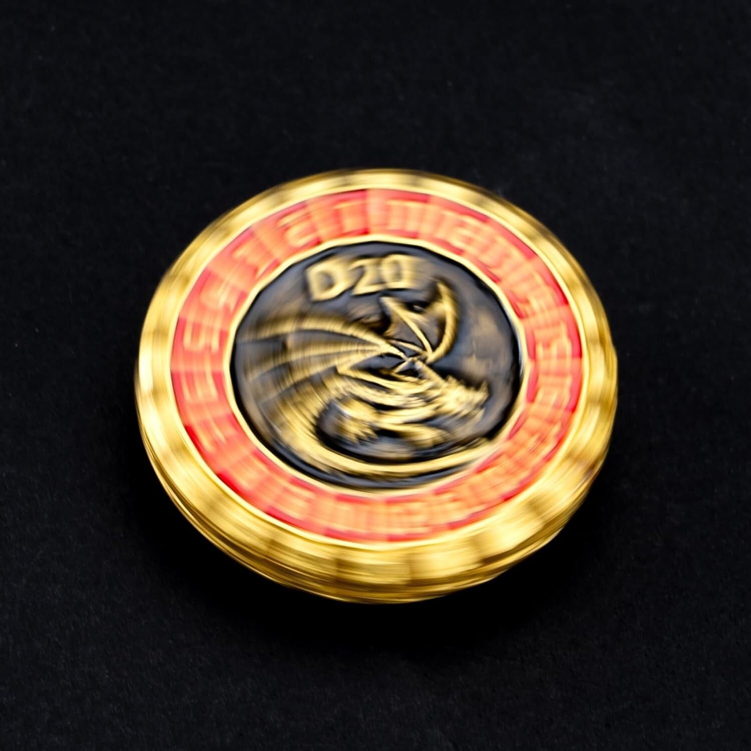 Auditory Delight: 7-Piece Dungeons and Dragons Metal Dice Set with Dragon Design