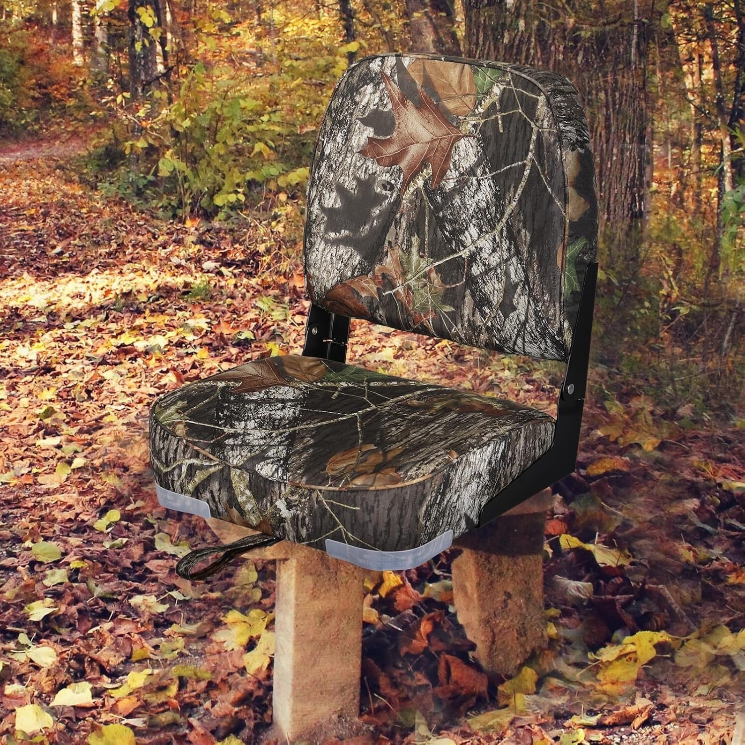 Durable Marine-Grade Vinyl Boat Seats - Ergonomic Pair with Easy Installation