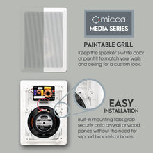 Load image into Gallery viewer, 2-Way In-Wall Speaker with 6.5" Woofer &amp; 1" Tweeter - Elegant Audio Solution