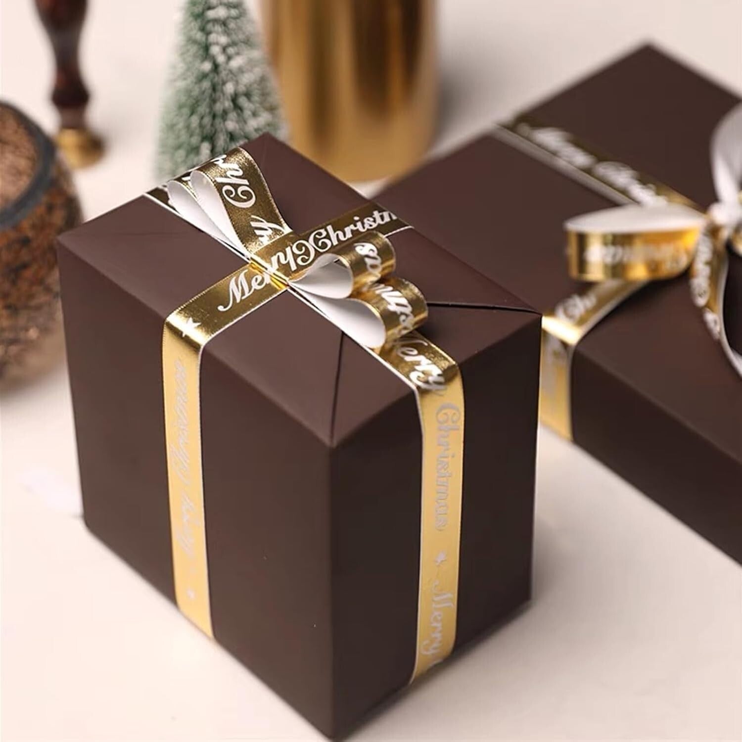 36"x2400" Eco-Friendly Chocolate Brown Kraft Paper - Ideal for Elegant Wrapping