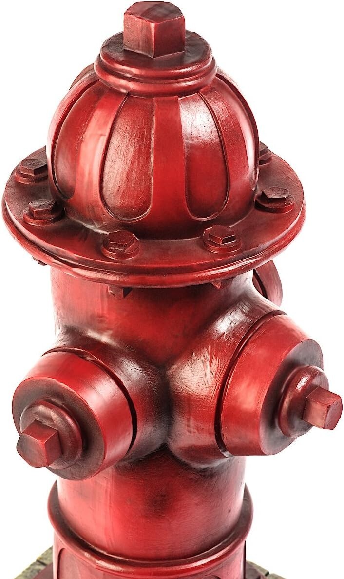 Durable Dog Fire Hydrant Garden Statue with Stakes - Perfect for Pet Training