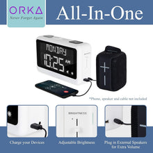 Load image into Gallery viewer, Digital Talking Clock &amp; Pill Reminder with Adjustable Features for Elderly Care