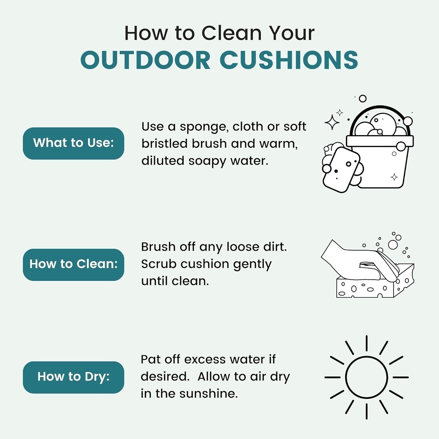 Garden Floral High Back Chair Cushion Set, 2 Pieces - Fade & Stain Resistant