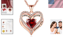 Load image into Gallery viewer, Elegant Rose Gold S925 Sterling Silver Heart Necklace for Women – Gift-Ready