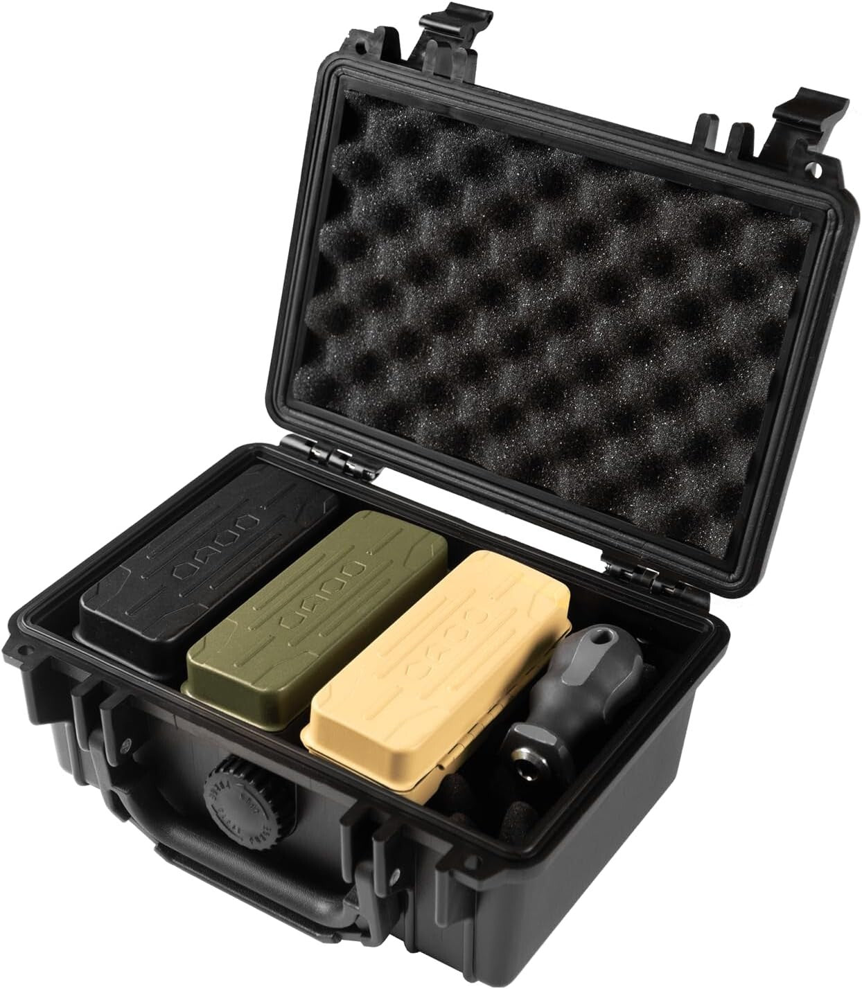 Multi-Functional 77-Piece Tool Set with Locking Flex Head & Waterproof Case