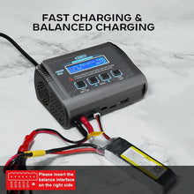 Load image into Gallery viewer, High-Performance RC Balance Charger: 150W, 10A for LiPo/Li-ion/NiMH Batteries