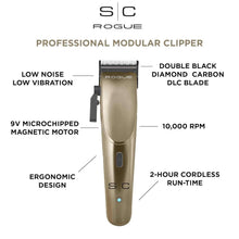 Load image into Gallery viewer, Matte Gunmetal 9V Magnetic Motor Trimmer - All Hair Types, Lightweight Design