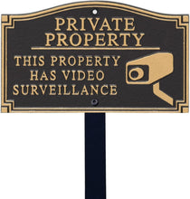 Load image into Gallery viewer, Durable Decorative Garden Boss Private Property Sign with Alumi-Shield Coating