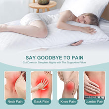 Load image into Gallery viewer, Machine Washable Body Pillow - Large 21"x54" Soft Comfort for Whole Body Support